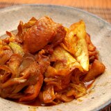 簡単コトコト煮込むだけ！チキンとキャベツのカレー煮